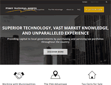 Tablet Screenshot of firstnationalassets.com